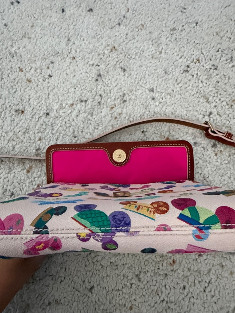 Dooney & Bourke X Disney Collab Princess Hats Crossbody Bag - Picture 10 of 12